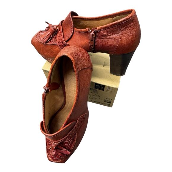 Schuler & Sons FANFARE Platform Heel Women's US 10 B Tassel Anthropologie EUC - Picture 1 of 15